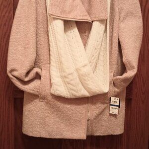 NEW Women's INC International Concepts Winter Coat with NEW Scarf